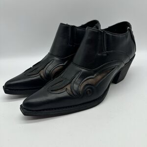 Women's Roper Sarah Shorty Booties - Black - 7.5